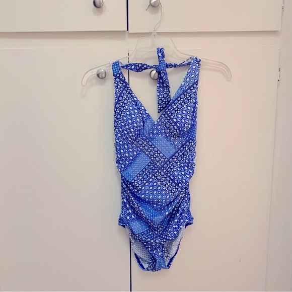 L.L. Bean Women’s Swimsuit- size 4 - blue - Picture 1 of 7